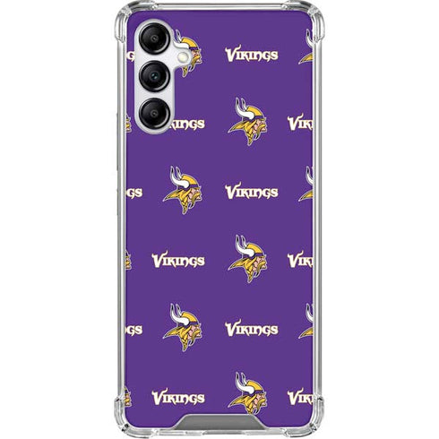 NFL Minnesota Vikings Blitz Series Galaxy A15 5G Clear Case